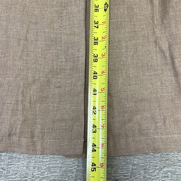 Nordstrom Studio 121 Long Sleeve Linen Blend Shirt Dress Size 10 - Picture 13 of 13